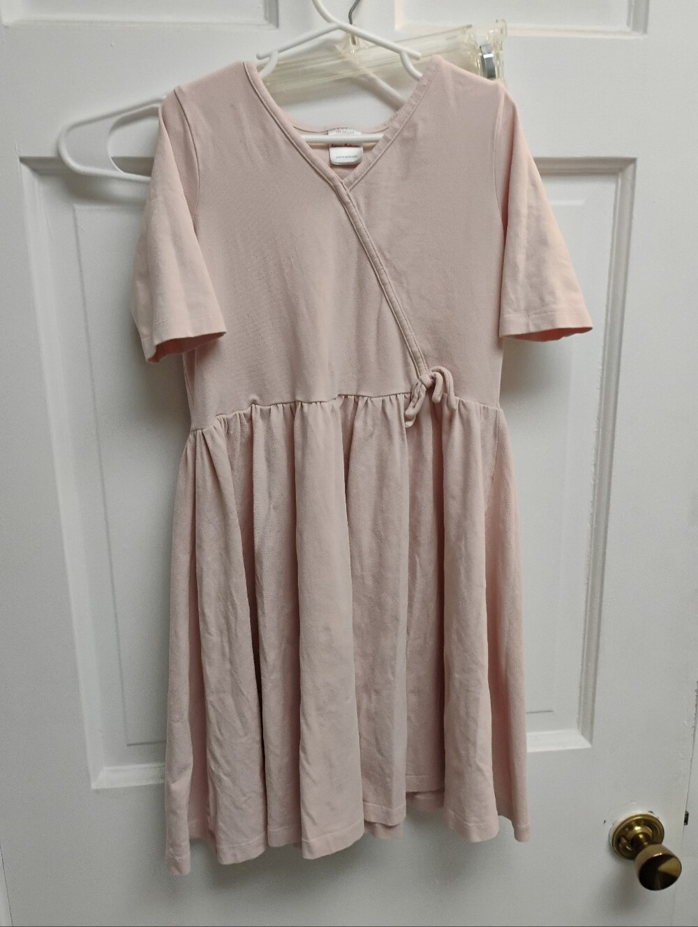 Hanna Andersson Pale Pink V-Neck Tee